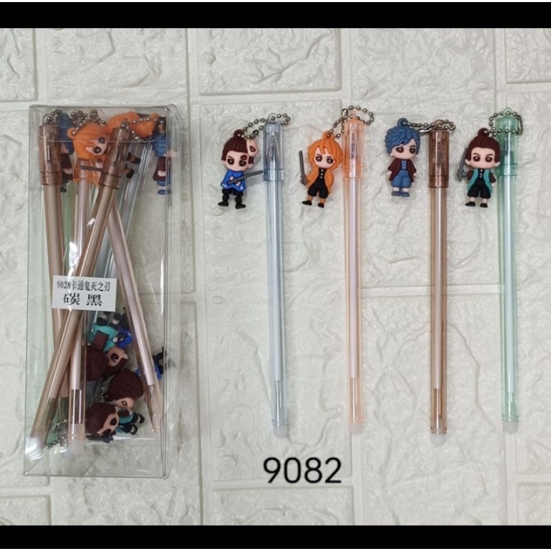 

pen gel gantungan demon slayer isi 12