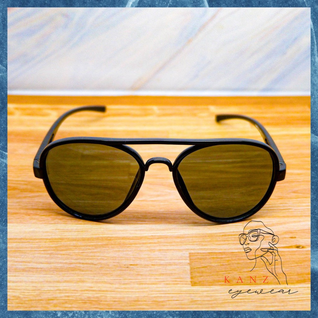 Kaca Mata Anak Aviator Laki Laki Perempuan Kece Keren Cowok Cewek Lucu Hitam