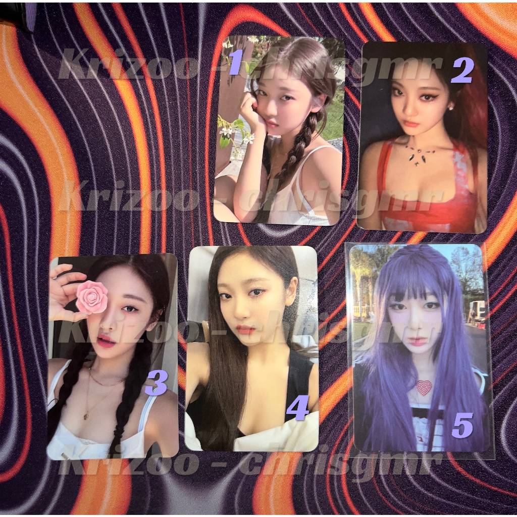 PC Aespa Ningning Giselle My World / Poca Photocard SM