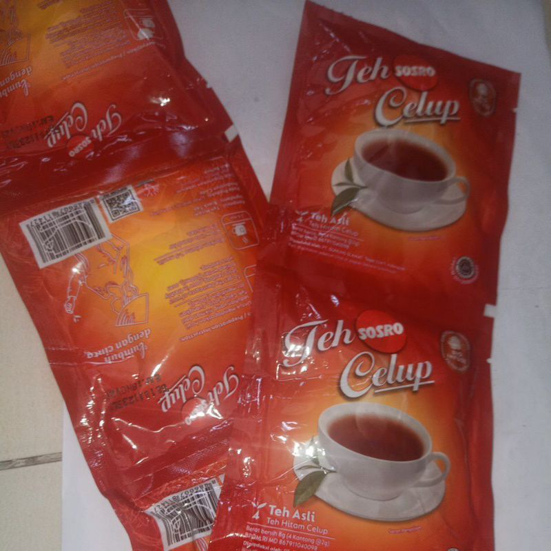 

TEH CELUP SOSRO ISI 10 SACHET RENCENGAN