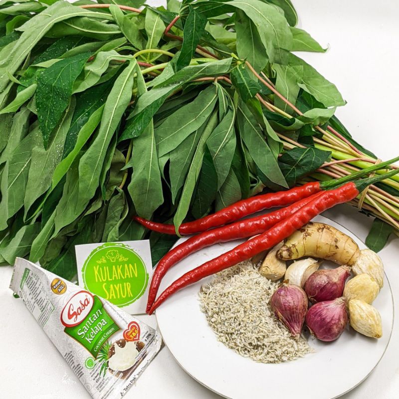 

Paket Sayur Gulai Gule Daun Singkong Teri