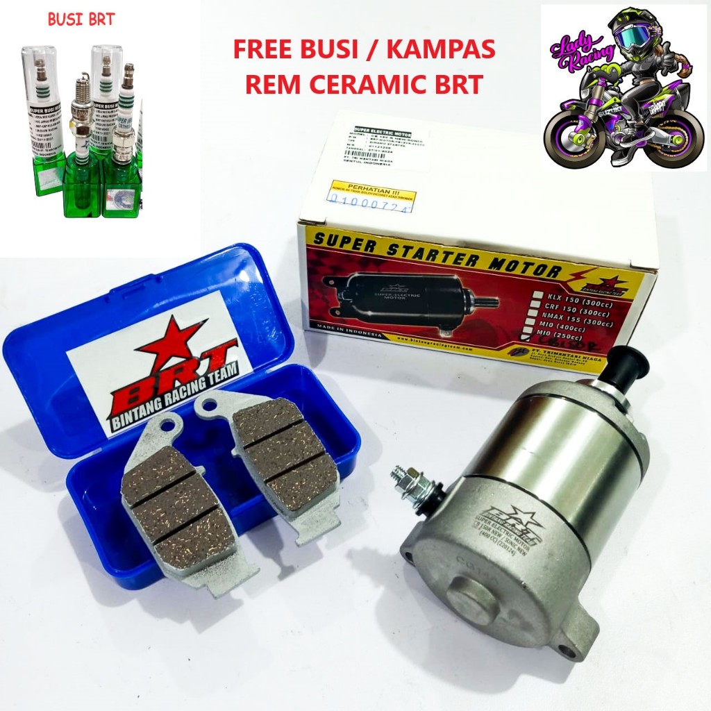 DINAMO STARTER BORE UP BRT SONIC NEW CB150R CBR150R GTR 150 CB150X  (FREE KAMPAS REM BRT / BUSI BRT)