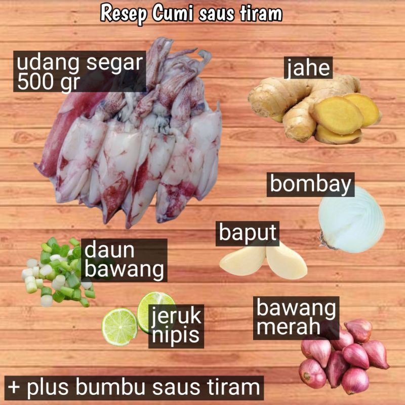 

PAKET MASAK CUMI 500GR FRESH PLUS BUMBU (BISA REQUEST)