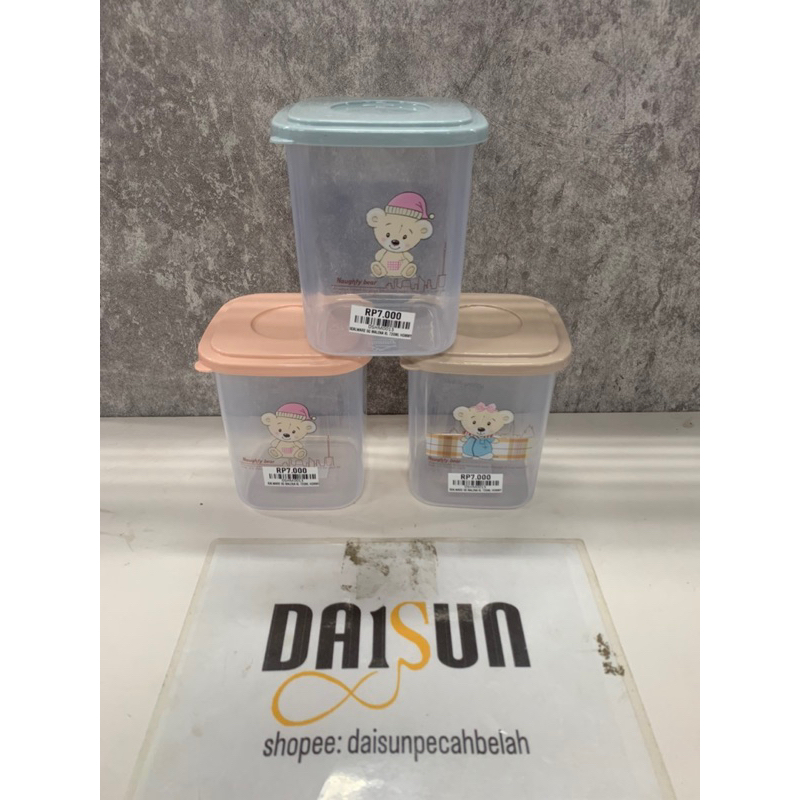 TOPLES PLASTIK KECIL TEMPAT PERMEN LUCU MOTIF BENING DSHM0013