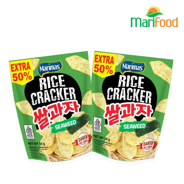 

Marimas Rice Crackers Seaweed 50gram