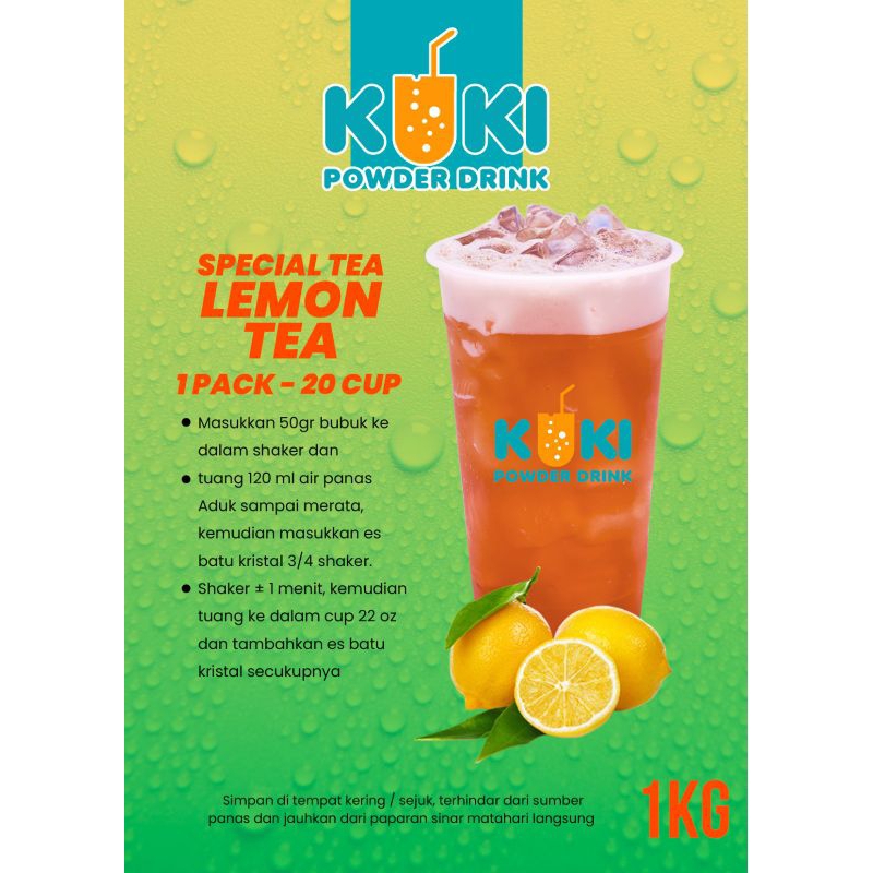 

LEMON TEA Termurah 1000gr BUBUK MINUMAN PREMIUM