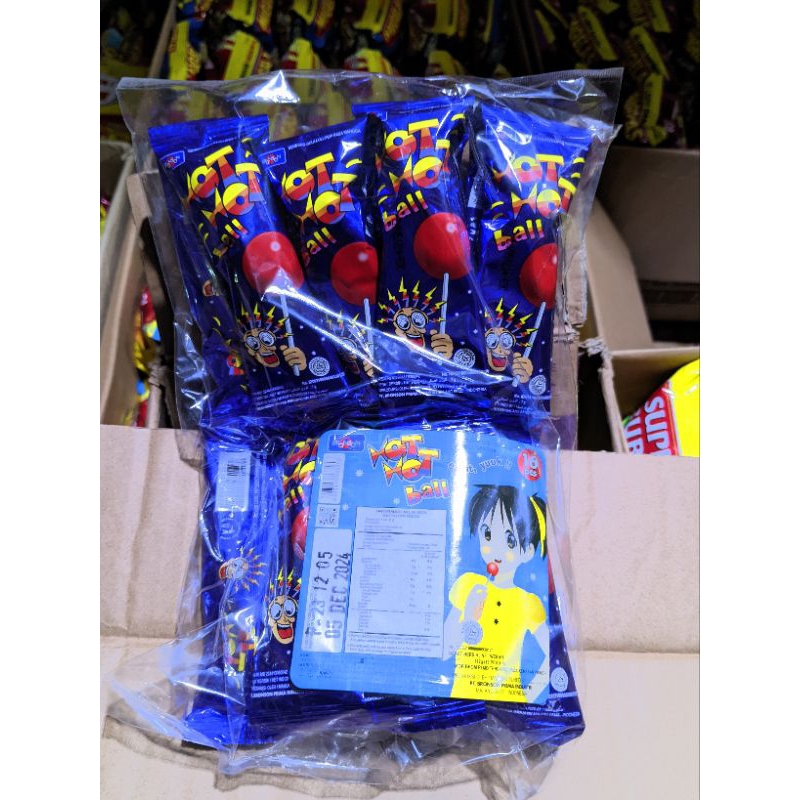 

permen hot hot ball mangga 1 pack isi 16 pcs.