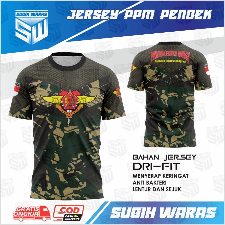 JERSEY PEMUDA PANCA MARGA / KAOS DRIFIT PPM / Kaos keren / Baju Olahraga