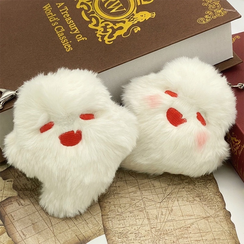 Hu Tao Ghost Plush Keychain / Gantungan Kunci Plushie Hantu Hutao Ganci Bootao Genshin Impact
