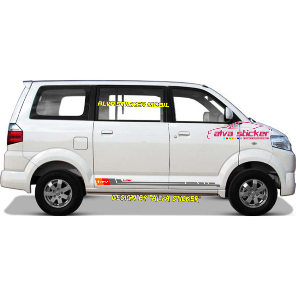 sticker apv stiker apv list stripe minimalist mobil suzuki apv arena stiker apv all tipe new