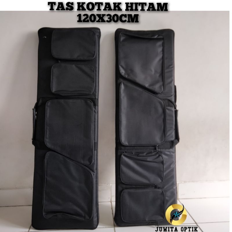 Tas senapan kotak hitam 100cm