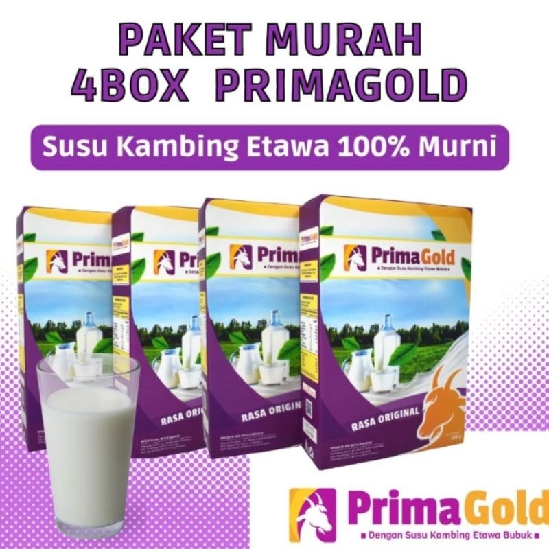 

SUSU ETAWA PRIMA GOLD ORIGINAL PAKET 4 BOX