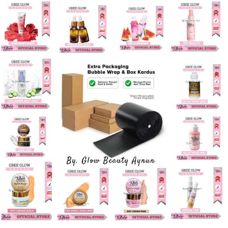 Eceran Produk Gbee Glow Beauty Skincare Ori