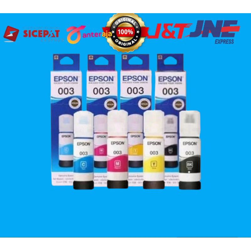 TINTA EPSON 003 ORIGINAL 1SET L1110/L3110/L3210