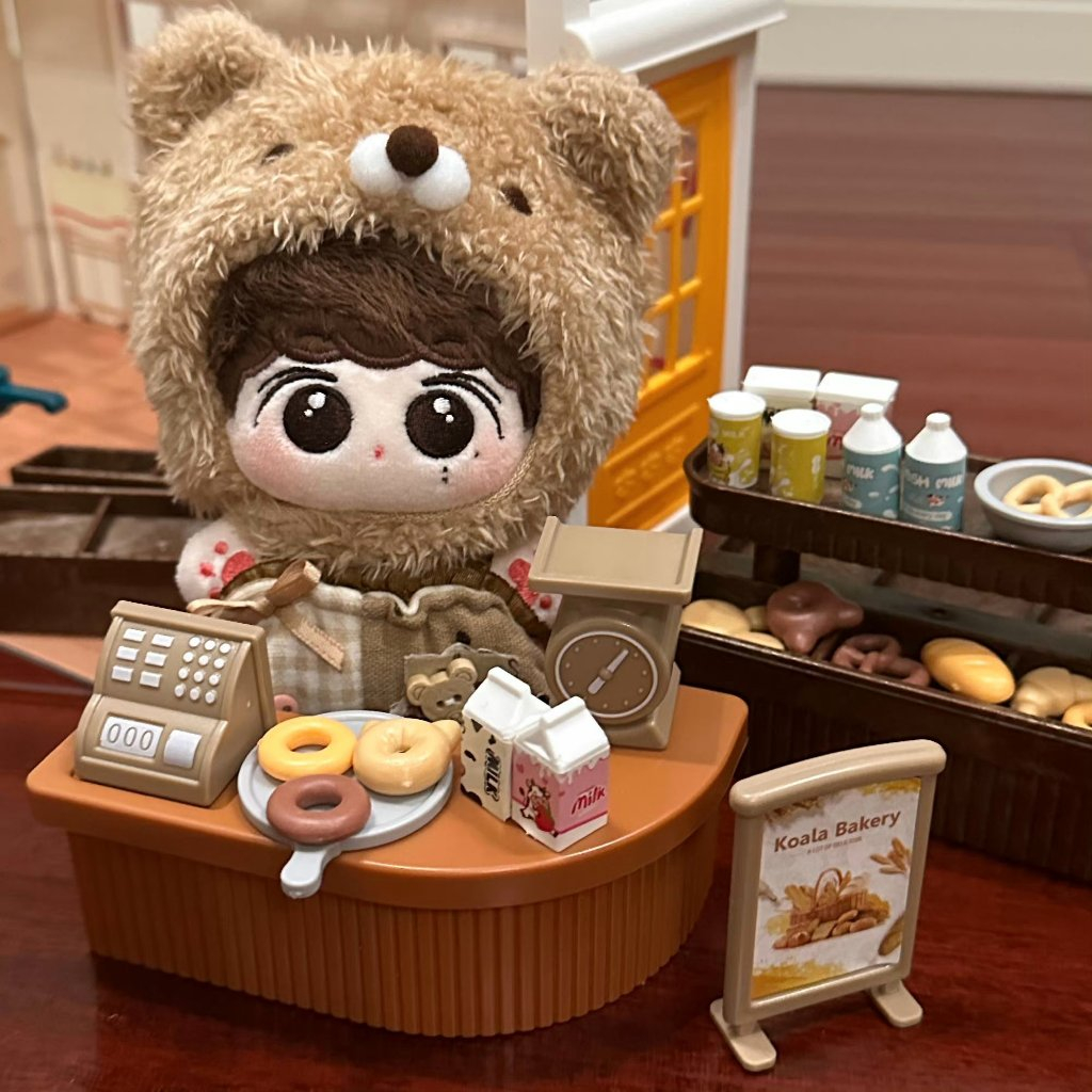 PELUNASAN - HAECHAN & MARK DOLL 'QQ BEAR & QQ CHEETAH 10CM'