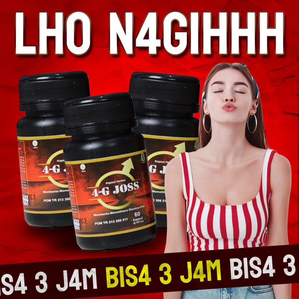 Obat Herbal Vitamin Pria - 4G JOSS ASLI BPOM