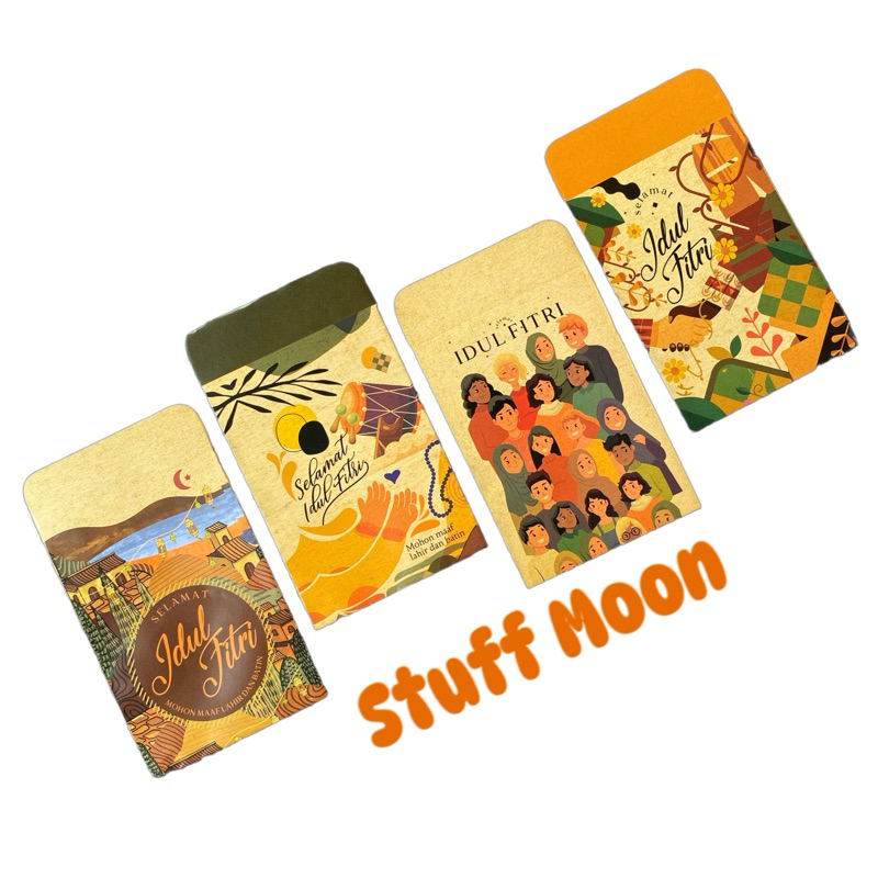 

[10pcs] Amplop Lebaran Aesthetic / Angpau Hari Raya Idul Fitri Bisa Dijual kembali | Stuff_Moon