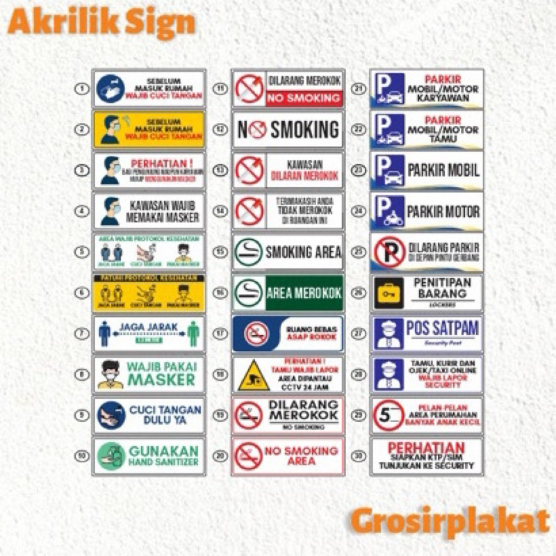 

Sign Akrilik Custom Printing UV