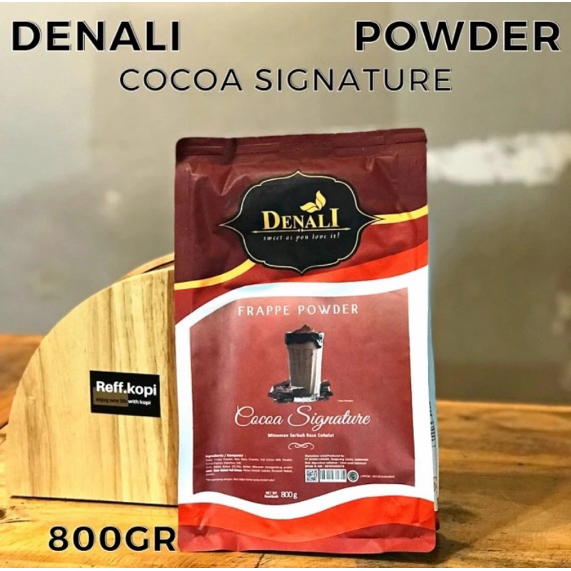 

Denali powder cokelat signature 800gram - cocoa signature