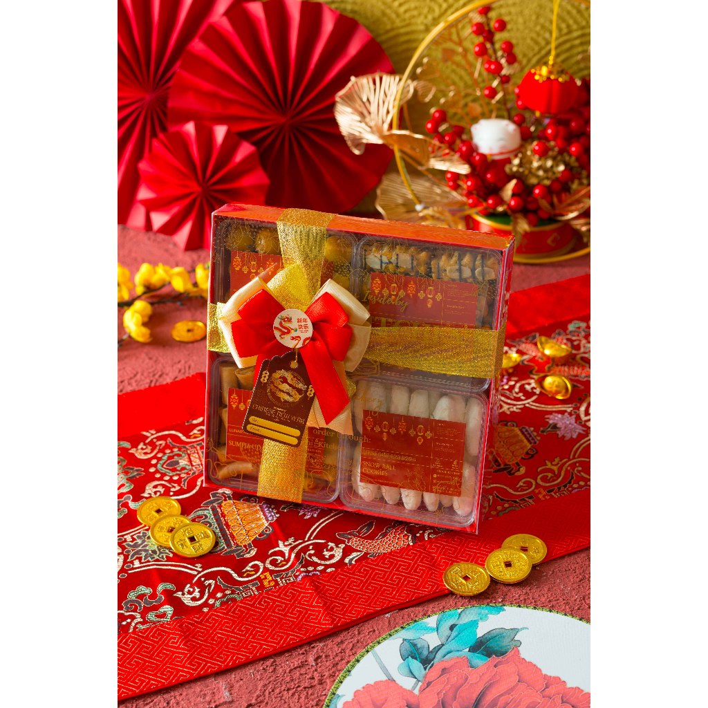 

CNY HAMPERS / HAMPERS IMLEK ISI 4 KUE KERING