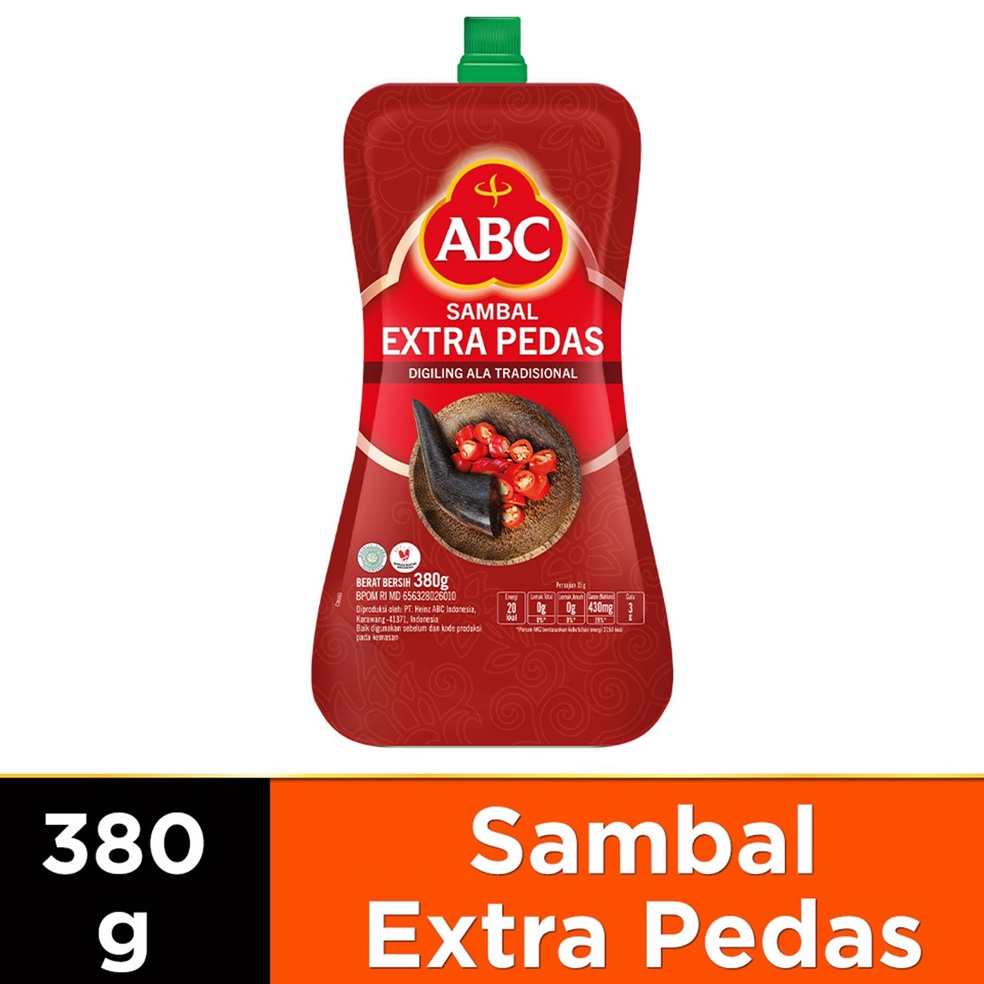 

Direkomendasikan IdG1s6R ABC Saus Sambal Extra Pedas 38 g