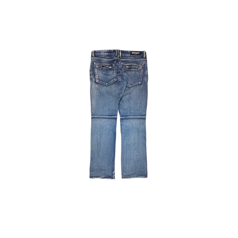 balmain paris denim jeans