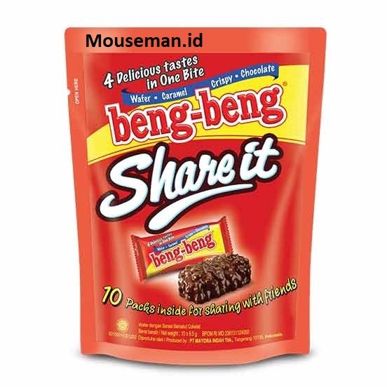 

Buruan Beli Trx5l5Kz BengBeng Share it Pouch isi 1pcs 4 Delicious tastes in One Bite Wafer Caramel Crispy Chocolate 1 packs inside for sharing with friends 95gr