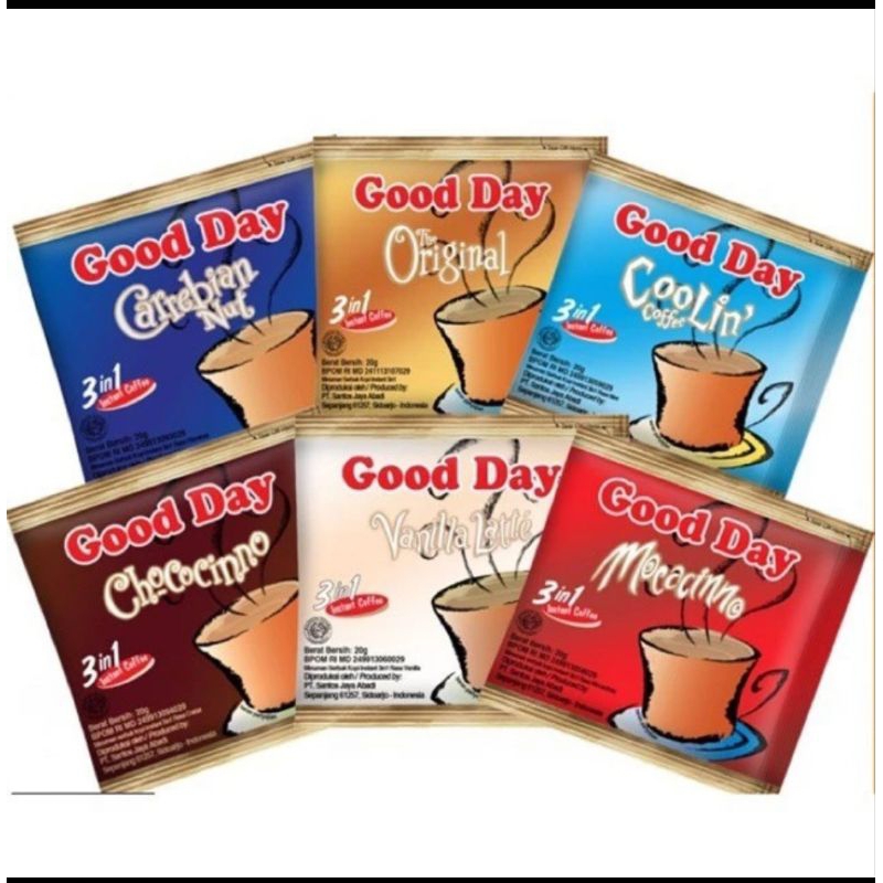 

kopi good day renceng isi 10 sachet