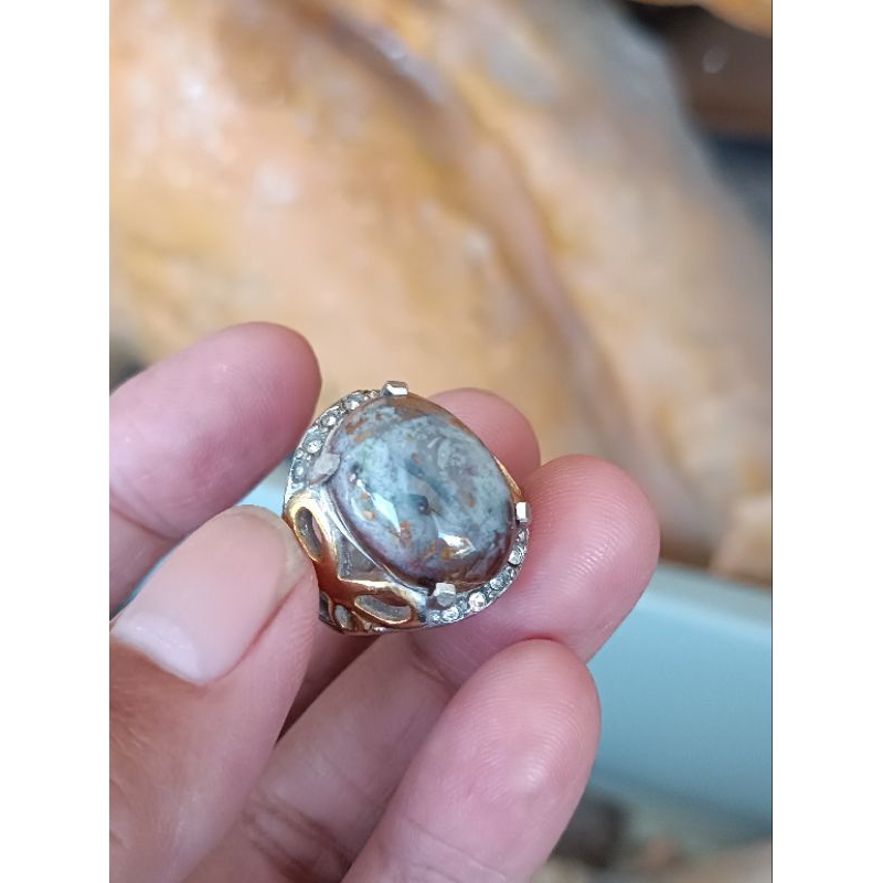 CINCIN BATU TEMBAGA PANCA WARNA