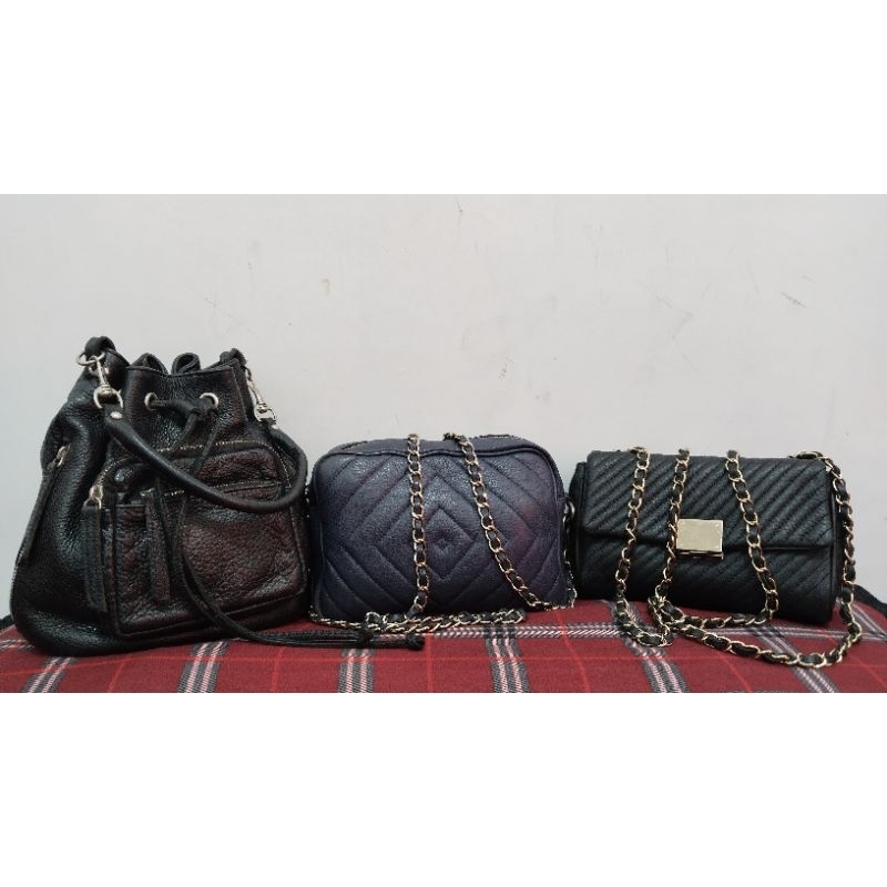 Bundling wherever you go rantai serut where ever hitam navy bucin