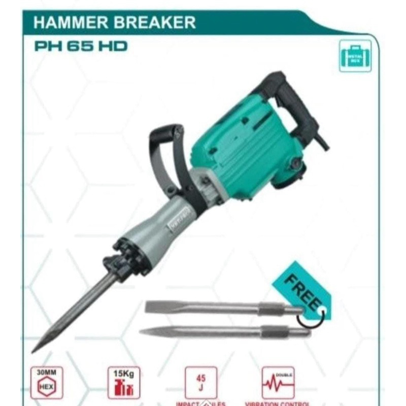 Mesin Bobok Beton NRT - PRO PH 65 HD Jack Hammer / Hammer Breaker
