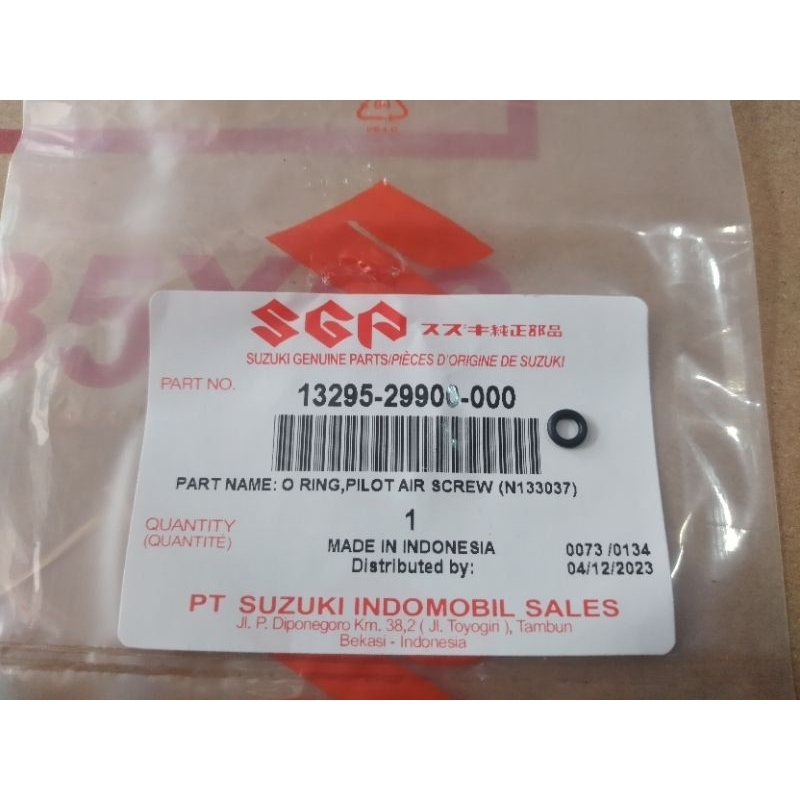 ORING KECIL SETELAN GAS ANGIN ANGIN KARBURATOR SUZUKI SATRIA 2TAK SHOGUN SMASH SPIN SATRIA FU 150 AR