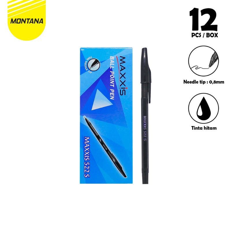 

[ISI 12PCS] PULPEN EKONOMIS MURAH PEN HITAM