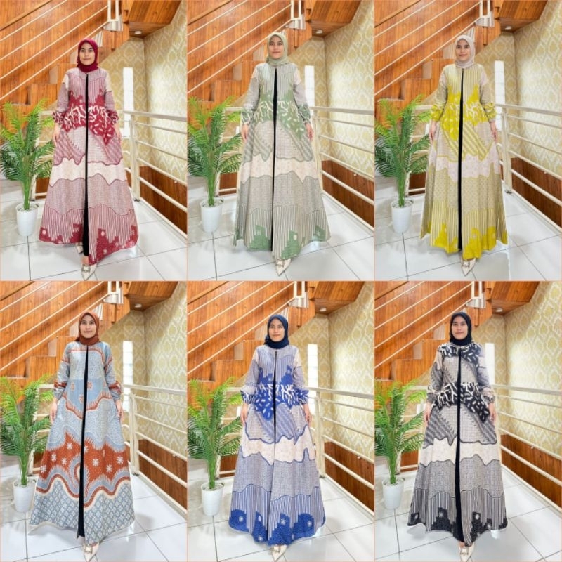 Gamis Batik semi Outer