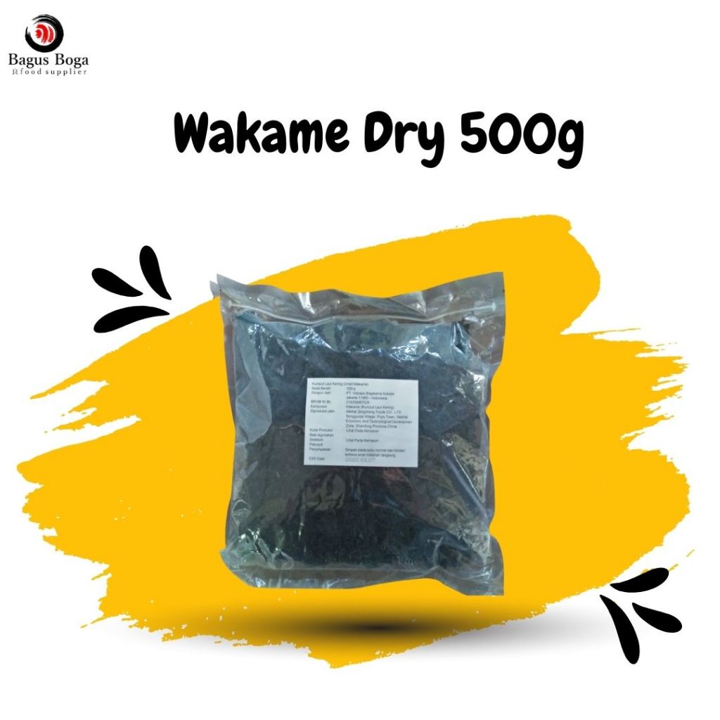 

Dried Wakame 500 Gr - Rumput Laut Kering