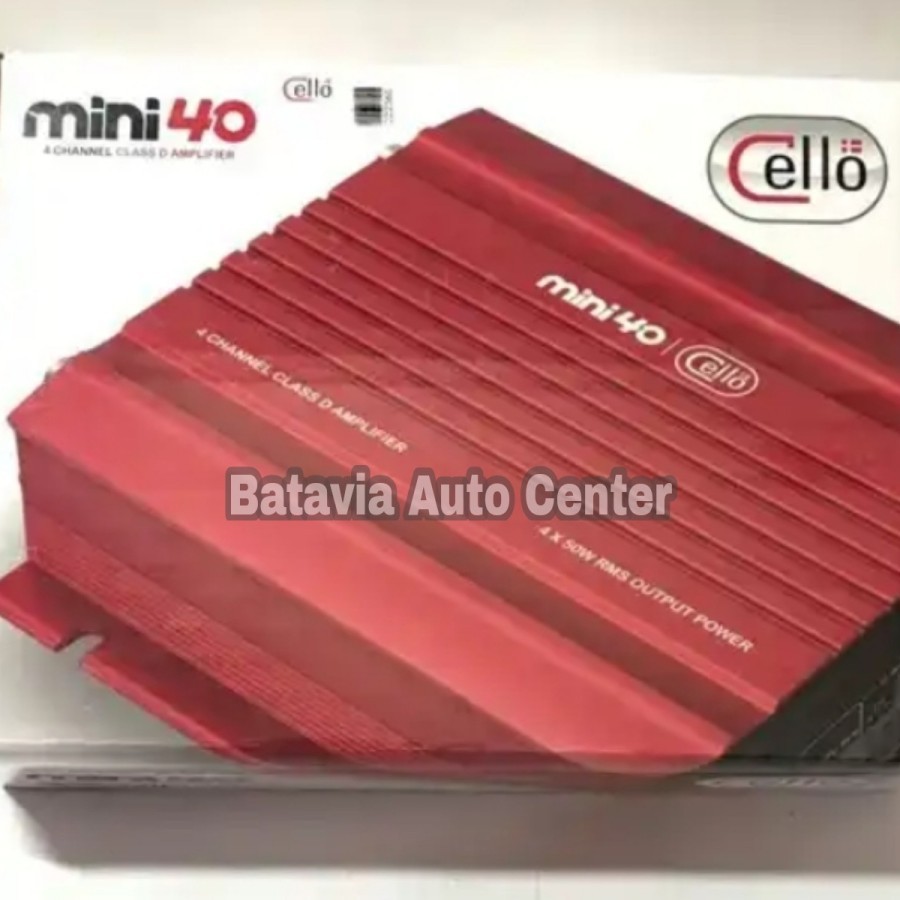 Power Amplifier 4 channel Cello Mini 40