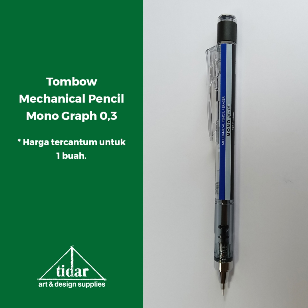 

Tombow Mono Graph 0,3 - Mechanical Pencil - Pensil Mekanik 0,3