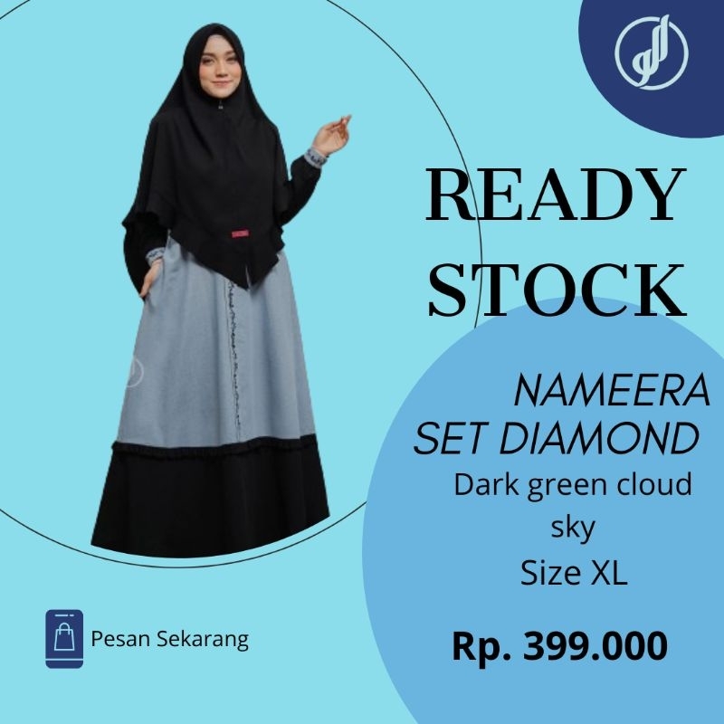 Couple set Abian nameera by Alwa hijab