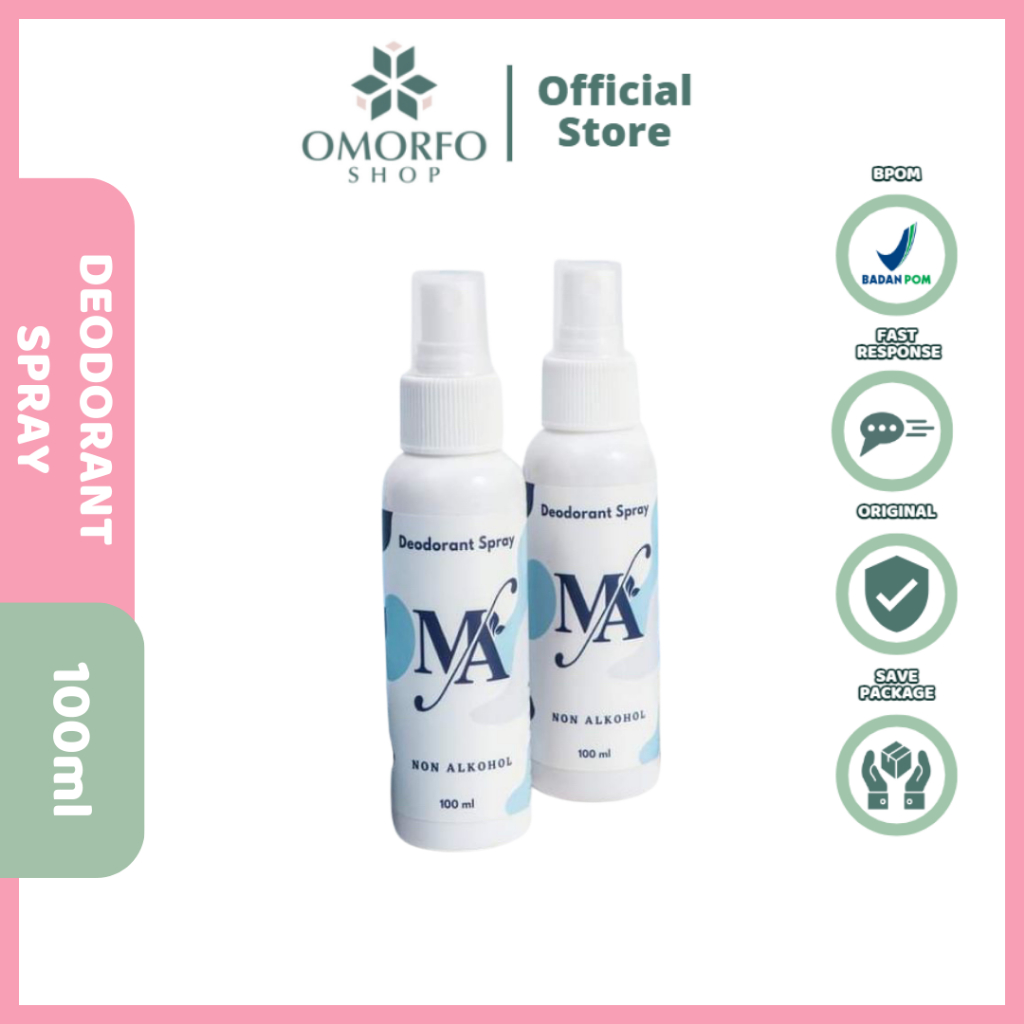 [Omorfo] MADEO Deodorant Spray (BPOM)  | Penghilang Bau Badan Ampuh | Pemutih Ketiak | Solusi Bau Ke