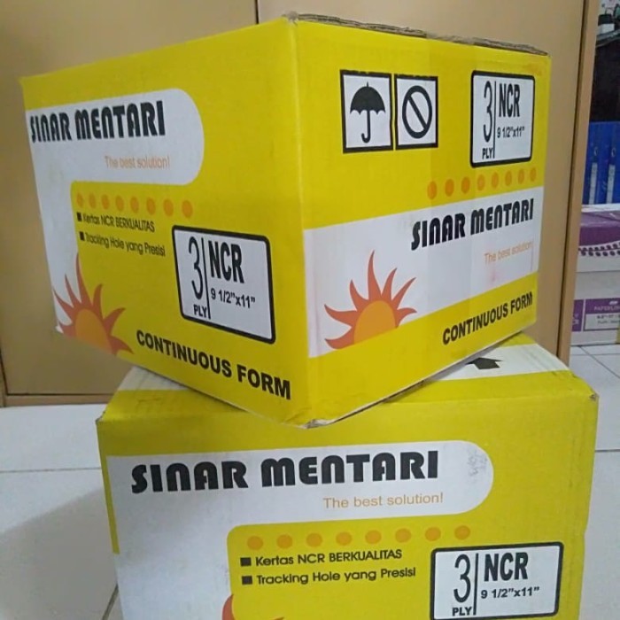 

CONTINUOUS FORM 9,5X11 SINAR MENTARI 3 PLY FULL