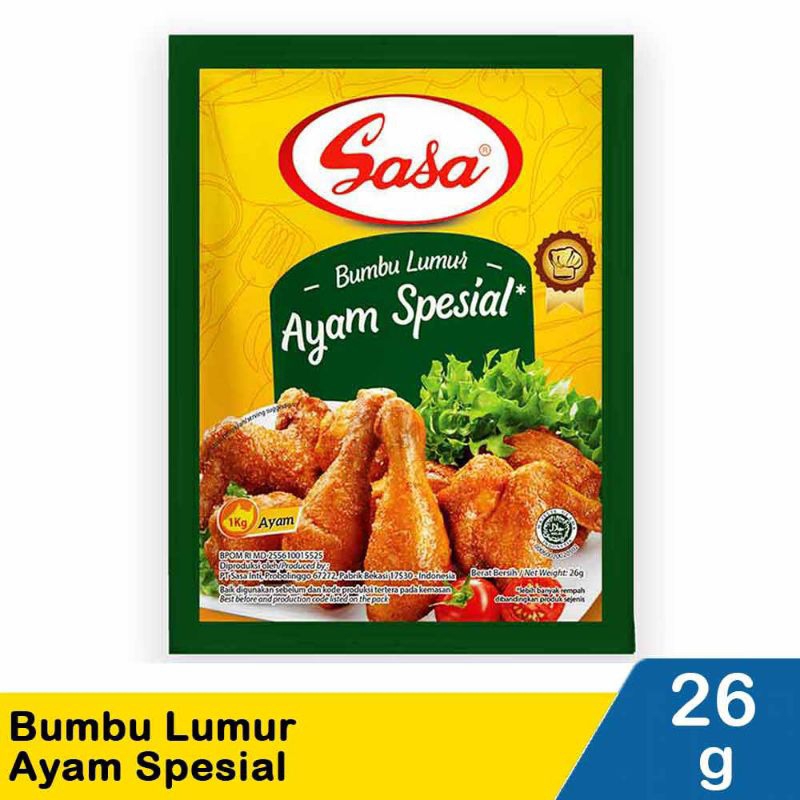 

Bumbu Lumur Ayam Spesial Sasa 26 Gram