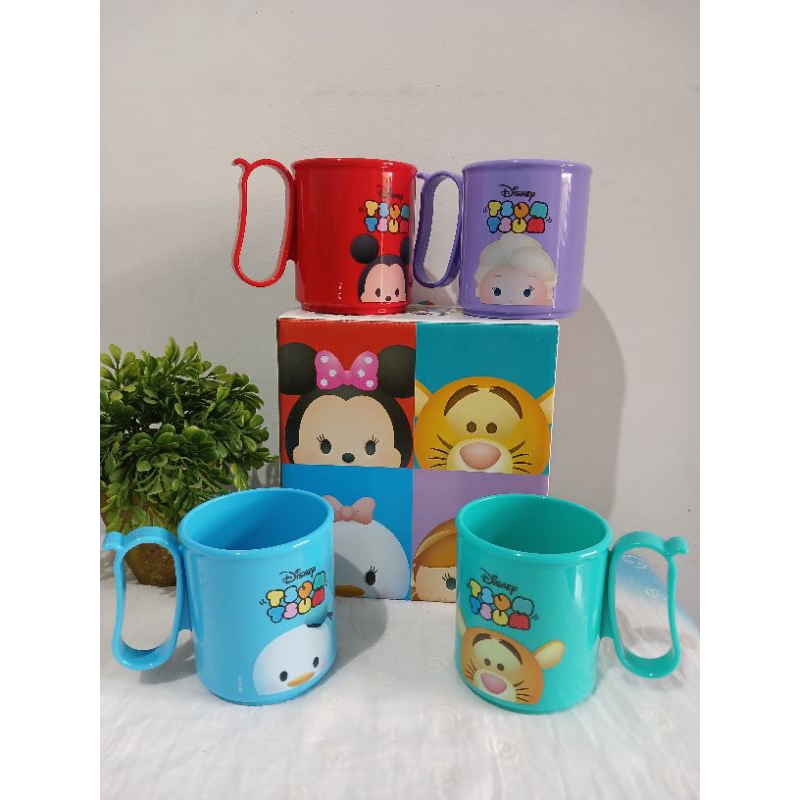 Tupperware Mug Disney Tsum Tsum(300ml),minion mug