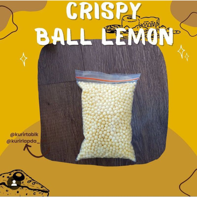 

Crispy ball lemon