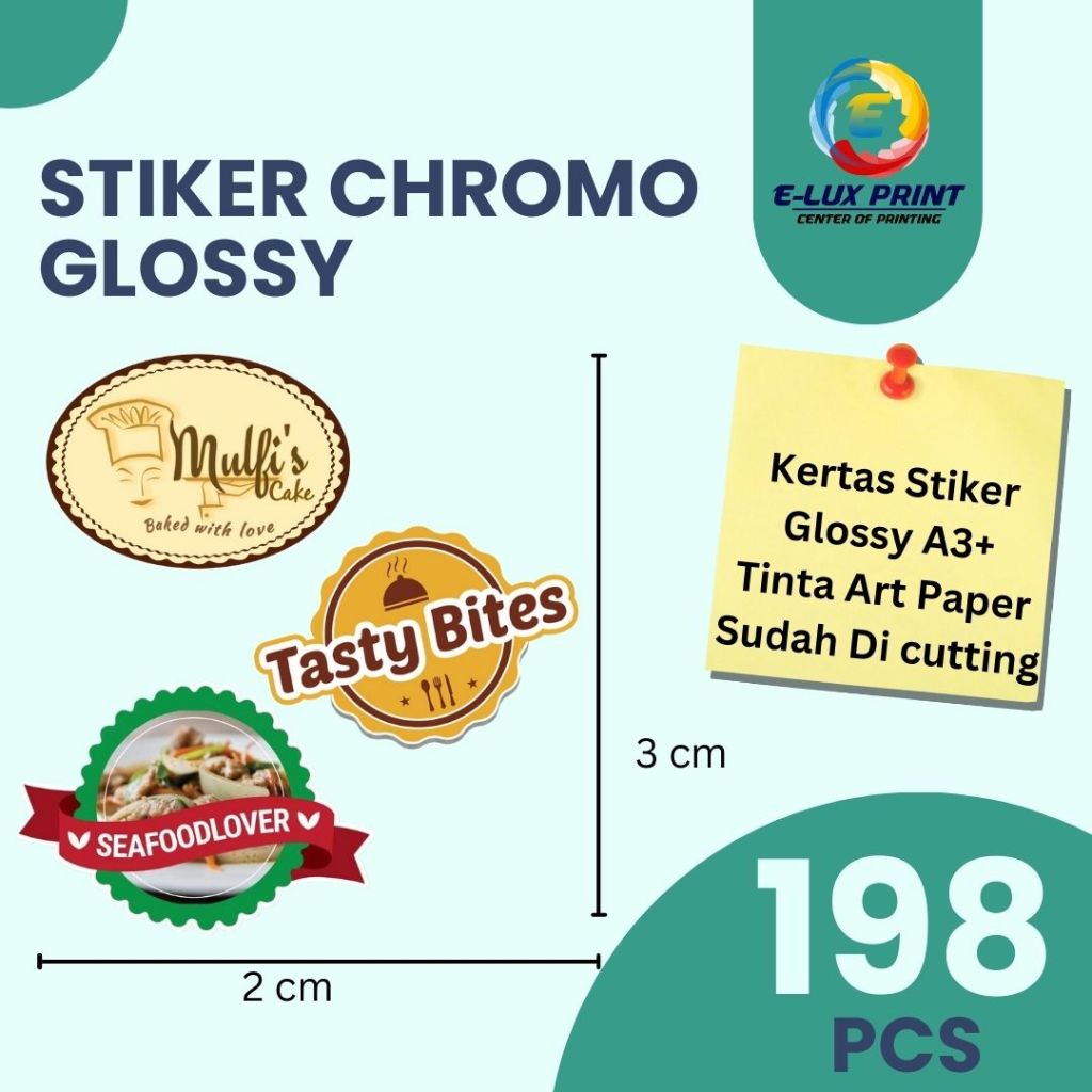 

CETAK STIKER LABEL PRODUK / STIKER LOGO / STIKER BRAND / CUTTING STICKER