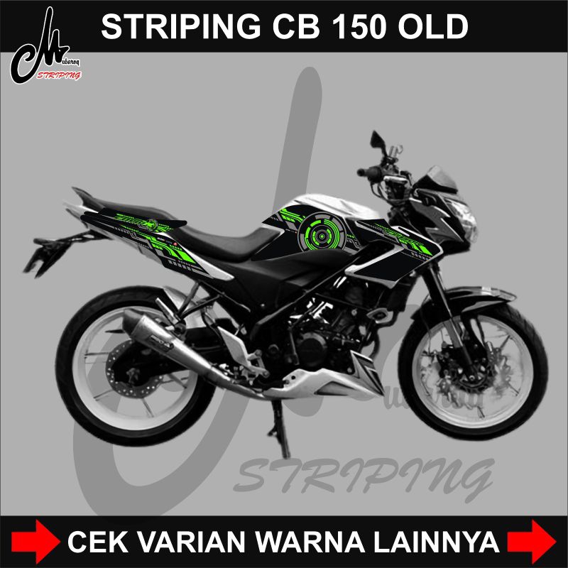 STIKER STRIPING MOTOR CB 150 OLD / VARIASI STRIPING MOTOR CB 150 OLD