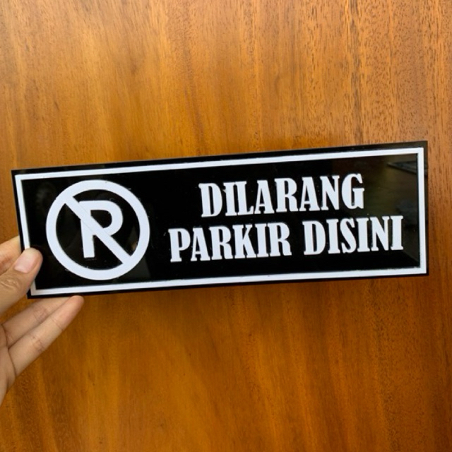 

sign petunjuk akrilik dilarang bermain hp