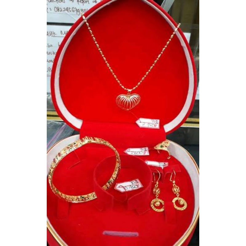 Set Emas mahar pernikahan