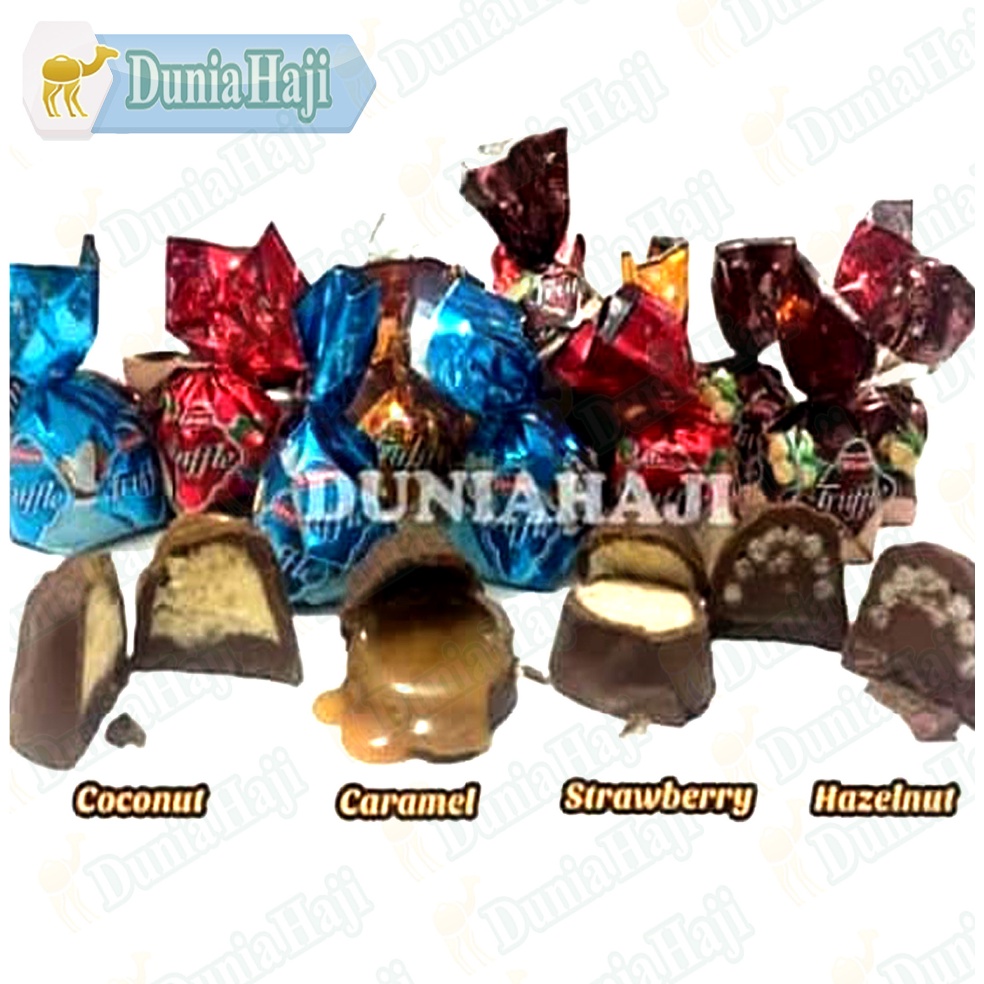 

Promo Terbatas Cokelat Elvan TRUFFLE Coklat Arab Turki Turkey untuk Cemilan Oleh Oleh Haji dan Umroh