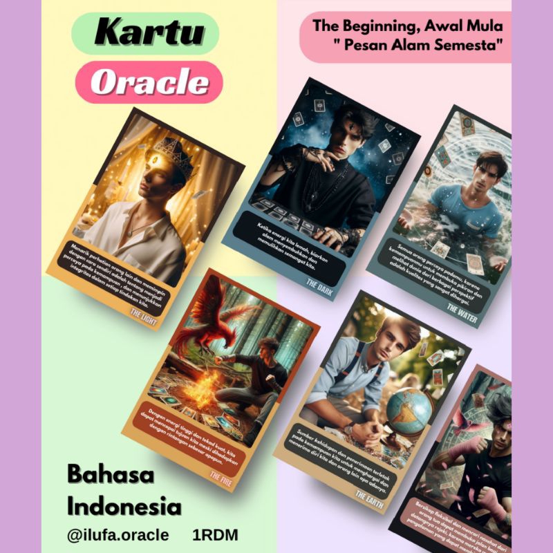 Kartu Oracle Bahasa Indonesia " The Beginning " Male Version