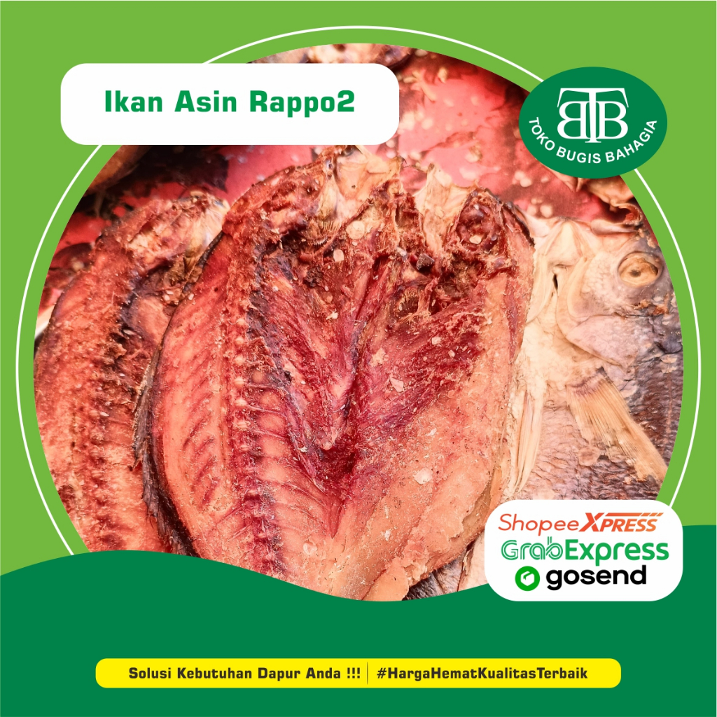 

Ikan Kering/Asin Rappo-Rappo, Murah Makassar